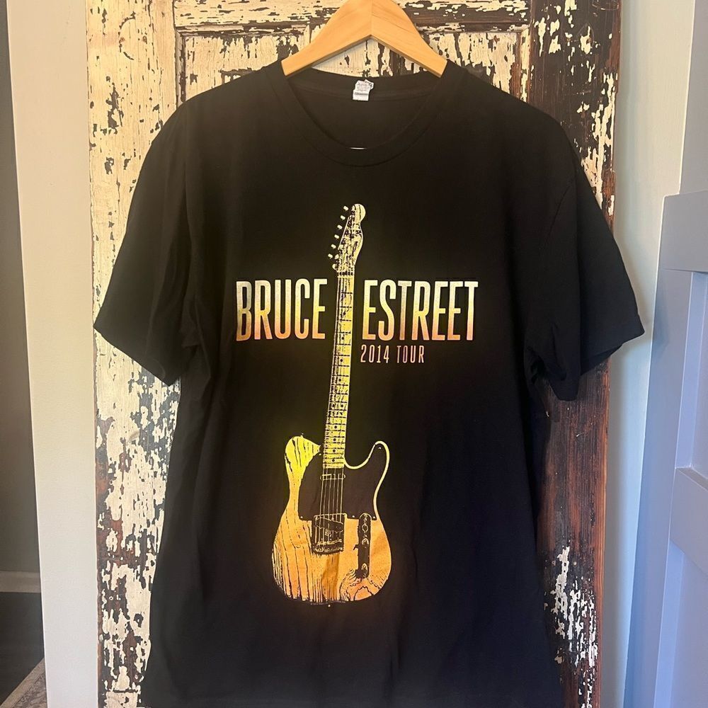 Bruce‎ Springsteen E Street 2014 Tour Black T-Shirt. Men’s. XL